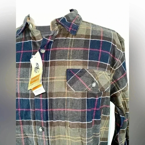 Legendary Whitetails | Men’s XL | Buck Camp Flannel | Huntsman Plaid - Picture 2 of 4